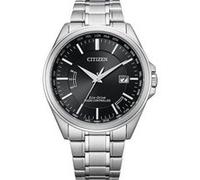 Citizen - Montre Hommes - Eco-Drive - Analogique - Bracelet Acier inoxydable Argent - CB0250-84E Noir G