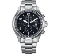 Citizen - Montre Hommes - Eco-Drive - Chronographe - Bracelet Titane Argent - CA0810-88E