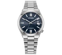 Citizen NJ0200-50M Tsuyosa Montre automatique en acier inoxydable pour homme Cadran bleu 37 mm