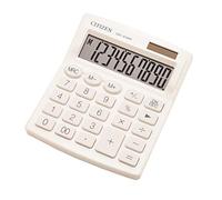 Citizen Office SDC-810NRWHE Calculatrice de Poche Blanc Ecran: 10 Solaire, à Pile(s) (l x H x P) 105 x 21 x 127 mm