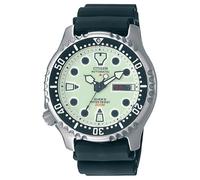 Citizen Promaster Diver 200 m Automatique NY0040-09W Montre Bracelet pour Homme, Beige/Noir, Bracelet