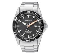 Citizen Promaster Diver 200 MT Eco Drive BN0100-51E Montre Bracelet pour Homme, Noir/Multicolore, Bijouterie