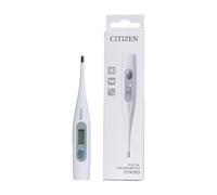 Citizen Thermomètre numérique pour lecture de température corporelle basale - Thermomètre de température corporelle avec alarme de fièvre et fonctionnement à un bouton - Pour adultes, enfants