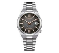 Citizen Tsuyosa NJ0200-50E Limited Edition - Montre mécanique automatique unisexe 37 mm, acier inoxydable, cadran noir, verre saphir