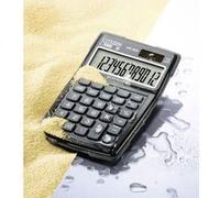 Citizen WR-3000 - Calculatrice de bureau - 12 chiffres - panneau solaire, pile - noir G