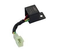 Citomerx Relais électrique 4 broches pour Honda CB 600 Hornet, CBR 1000 Fireblade, GL 1500 Goldwing - Noir - Automatique - Montage sur rail DIN - 12 volts - 10A - Normalement ouvert