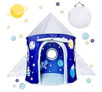 CITOY Jouet de Tente de 3 à 10 Ans, d'anniversaire pour Les Tout-Petits Enfants 4 5 6 7 8 Ans Tente d'Espace Pliable Garçons Fille, Jouets Maison de Jeu du Château de Tipi pour Enfant de 4 à 9 Ans