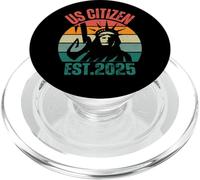 Citoyen américain est.2025 Nouvelle citoyenneté américaine, États-Unis PopSockets PopGrip pour MagSafe