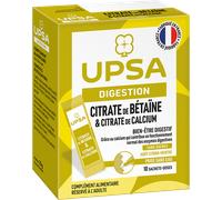UPSA Bien-être digestif Citrate de bétaïne et citrate de calcium Adulte 10 sticks