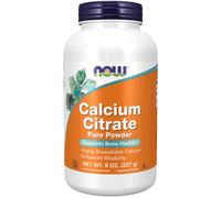 Citrate de calcium en poudre pure 227 g Now Foods