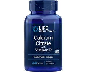 Citrate de Calcium avec Vitamine D - 200 vcaps
