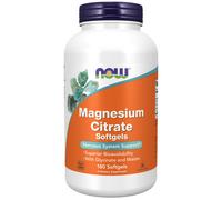 Citrate De Magnésium 180 Gélules Molles Par Now Foods