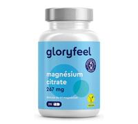 Citrate de Magnésium 2500 mg, Magnésium Élémentaire Fortement Dosé, 210 Capsules, Soutient les Muscles, Os et Dents, Combat la Fatigue*, Hautement Biodisponible, Complément Alimentaire pour Spotifs
