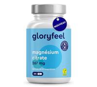 Citrate de Magnésium 365 gélules - Magnesium Élémentaire Hautement Dosé - Tri-magnésium Dicitrate Bien Toléré & Hautement Biodisponible - Végétalien, Testé en Laboratoire & Sans Additifs