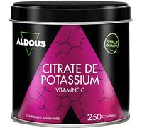 Citrate de potassium 3705mg-250 comprimés non enrobés- Potassium pur 1000mg