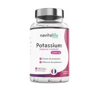 Citrate de Potassium Complex 1800 mg + Chlorure de Potassium 600 mg | Double Action Premium, Complément Sportif, Maintien Musculaire, Tension Artérielle | Absorption Maximale, 180 Capsules