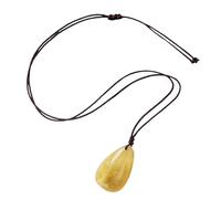Citrine Necklace - Yellow Crystal Pendant For Women, Gratitude Gift Jewelry | Energy-Enhancing Natural Citrine Stone Necklace For Boost, Valentine's Day, Birthday, Or Spiritual Healing