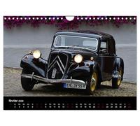 Citroën 11CV Traction Avant (Calendrier mural 2026 DIN A4 horizontal), CALVENDO calendrier mensuel