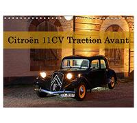 Citroën 11CV Traction Avant, Version française (Calendrier mural 2026 DIN A4 portrait), Calendrier CALVENDO mensuel