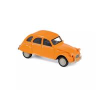 CITROËN 2 CV 6 CLUB 1979- Voiture orange Mandarin orange car - 1/43 NOREV 150511