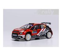 ixosport 1:43 Citroën C3 Rally2 N°22 Vainqueur Monte‑Carlo 2025 Rossel/Dunand