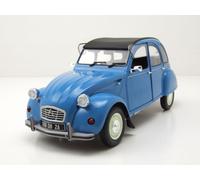 Citroen 2CV 6 Canard 1982 Bleu Maquette de Voiture 1:18 Solido