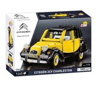 Cobi Jeu de construction 24341 Voiture Citroën 2CV Charleston 1465 pièces Jaune et noir