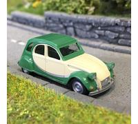 Citroën 2CV Charleston, vert/beige - HERPA 020817-007 - HO 1/87
