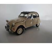 Citroën 2CV Charleston 1/24eme longueur 15cm grise et noire, neuve dans sa boite