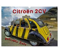 Citroën 2CV - geliebte Ente (Wandkalender 2026 DIN A3 quer), CALVENDO Monatskalender: Von der Bauernkutsche zum Kultobjekt.