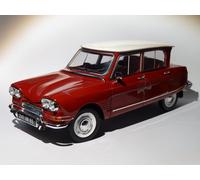 Citroën Ami 6 Club de 1968 Rouge Corsaire au 1/18 de NOREV 181602