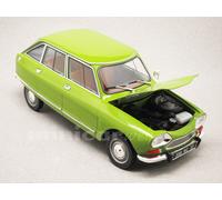 Voiture Miniature de Collection - NOREV 1/18 - CITROEN Ami 8 Club - 1969 - Green Iris - 181677