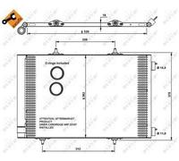 CITROEN C3/206/207 CONDENSEUR DE CLIMATISATION 02-
