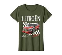 Citroen C3 Racing 2017 T-Shirt, Femme, Olive, XXL