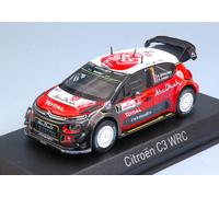 Citroen C3 WRC #7 9th Poland Rally 2017 A.Mikkelsen/A.Jaeger 1:43 Model