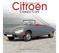 Citroen Classic Cars Calendar 2026 Square Car Wall Calendar - 16 Month