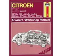 Citroen CX Petrol 75 88 Haynes Repair Manual by Haynes Publishing Inconnu (Auteur)