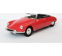 CITROEN DS19 Cabriolet modèle réduit de voiture 12cm en métal avec retrait modèle de voiture jouet voiture jouet enfants cadeau 16 (rouge sur)