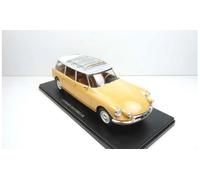 Citroen Id 19 Breack Jaune Avec Galerie - Sans Boîte Vitrine 1/24 Serie Presse-Serie Presse
