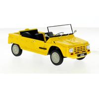 WHITEBOX 1/24 CITROEN MEHARI JAUNE 1970 MODÉLISME MODÈLE STATIQUE DIECAST