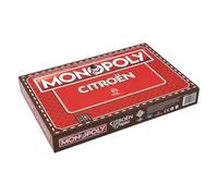 Citroën - Monopoly - Modèle Centenaire Édition Bilingue Français Anglais - Jeu de Société Collector Famille - Idée Cadeau pour Fans de Voitures - Produit Officiel de la Marque