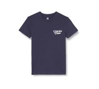 CITROËN O103079-A184 T-Shirt imprimé Origins Small & Print Evolution Sketches sur Le Dos C24S Homme Deep Blue Taille XL, Bleu Profond, XL