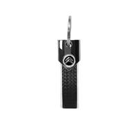 Porte-clés Citroën Blanc Officiel, Carbone, Logo Noir
