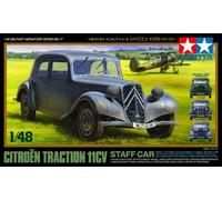 Tamiya Maquette Citroën Traction 11CV – Reproduction détaillée – Échelle 1:48