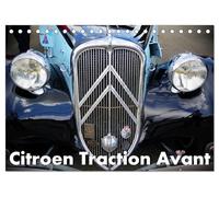 Citroen Traction Avant (Tischkalender 2026 DIN A5 quer), CALVENDO Monatskalender: Mit seiner Gangsterlimousine "Traction Avant" gelang Citroen 1934 ... bis 1957 produziert und hielt viele Rekorde.