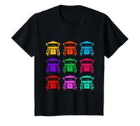 Citroën Vintage Type H Van Couleur Motif T-Shirt, Enfant, Noir, 3 Ans