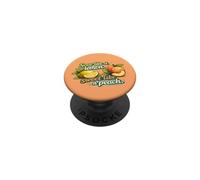 Citron - aigre comme Un Citron, pêche Douce PopSockets PopGrip Adhésif
