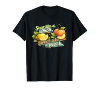 Citron - aigre comme Un Citron, pêche Douce T-Shirt Graphique avec Valeur