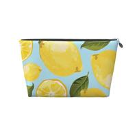 Citron Jaune Les Arts, Trousse de Toilette Trousse de Maquillage Sac à cosmétiques Trousse de Toilette de Voyage Portable