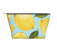 Citron Jaune Les Arts, Trousse de Toilette Trousse de Maquillage Sac à cosmétiques Trousse de Toilette de Voyage Portable